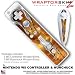 Nintendo Wii Remote Controller Skins - Chrome Drip On Fire WraptorSkinz TM Kit by TuneTattooz TM