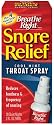 Breathe Right Snore Relief Throat Spray, 2-Ounce Bottles (Pack of 2)