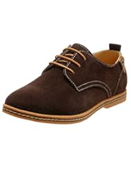 Shoes: 4How Mens Cow Suede Oxford Shoes Tan US 9.5 M