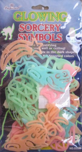 Glowing Sorcery Symbols: Glow In The Dark Shapes