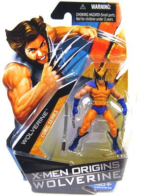 X-Men Origins Wolverine Comic Series 3 3/4 Inch Action Figure Wolverine with Blue and Yellow Suit