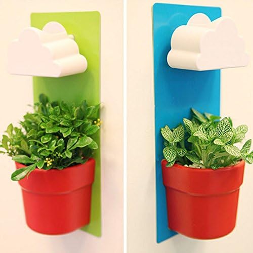 Rainy Pot Wall-hung Flowerpot Set - Red + White