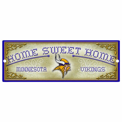 NFL Minnesota Vikings 6-by-17 Wood 