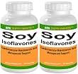 2 BOTTLES Soy Isoflavones 150mg 40% Total Isoflavones 180 total capsules KRK SUPPLEMENTS