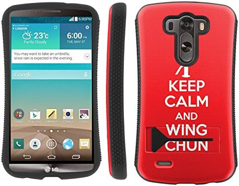 Mobiflare LG G3 Keep Calm and Wing Chun Elite Armor Shock Proof Artistry Design Phone Case