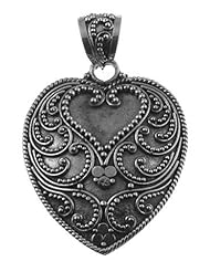 194 Tides of Love Pendant Organic / Silver Jewelry of Bali