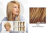 Hair U Wear Put On Pieces Synthetic Clip-in Extensions Straight R29S Glazed Strawberry 18 10pc.