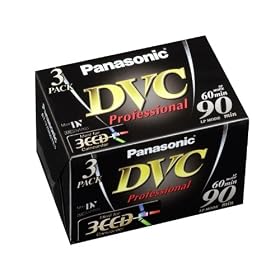 Panasonic AY AY-DVM60YE3 - Professional Grade - Mini DV - 3 x 60min