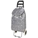 Zebra Folding Wheeled Funky Festival Shopping Trolley