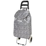 from JAM Zebra Folding Wheeled Funky Festival Shopping Trolley