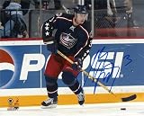 Marc Methot Autographed/Hand Signed Columbus Blue Jackets 8x10 Photo