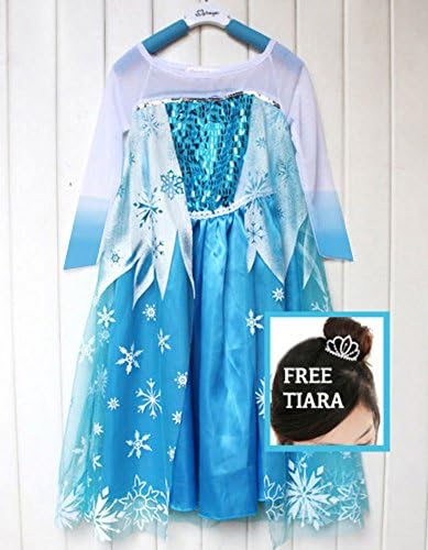 Elsa Costume with Tiara Included (3-4T)