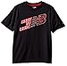 New Balance Boys' Big Short Sleeve Athletic Graphic T-Shirt, Black, 14-16
