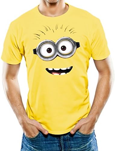 Universal Apparel Men's Minion Face Funny T-Shirt