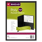 UPC 086486877008 product image for Smead Poly Two-Pocket Folder with Security Pocket, Holds up to 100 Sheets, Lette | upcitemdb.com
