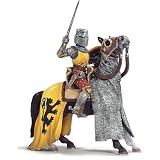 Schleich Lion Coat of Arms Knight with sword on horse