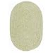 Spring Meadow Sprout Green Braided Indoor/Outdoor Rug Size: Oval 8' x 11'