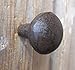 Lot of 6 Very Primitive & Rustic ROUNDISH KNOB Drawer Door PULL 1.5