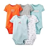Carter's （カーターズ） :: ロンパース ボディスーツ ボディースーツ 半袖 5枚組 男の子 綿 ジャージー 100% :: 5-Pack Short-Sleeve Bodysuits ::