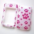 RIM BlackBerry Storm 2 9550 Verizon Snap On Protector Hard Case Image Cover Pink Paw Prints