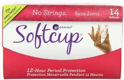 Instead Softcups 12 Hour Feminine Protection 14 CT (PACK OF 2) by INSTEAD
