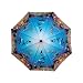 Rain or Sun Automatic Push Button Stick Umbrella--Sea of Life Ocean Fish, Dolphins, Sea Turtles and Coral by Shaw