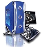 CybertronPC X-Cruiser 6000+ Blue, AMD Athlon 64 X2 6000+ (3.0 GHZ), 4GB DDR2, Dual 500GB HDD (Raid 0), 18X Dual Layer DVDRW, Dual GeForce 512 MB 8500GT Video Cards (SLI), 600 Watt Power Supply, MS Windows Vista Ultimate 64 Bit Edition, 1 Year Parts & Labor Warranty