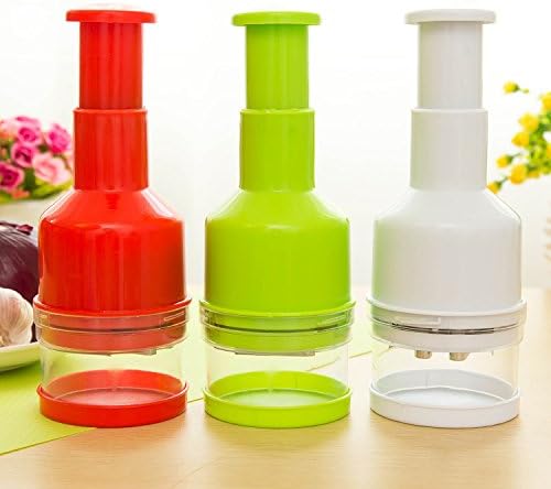 CaseBling 1pc New Arrival Vegetable Garlic Onion Presser Onion Food Slicer Peeler Chopper Cutter Dicer For Easy Kitchen Tools - Green