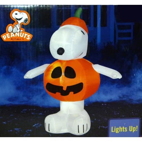 Peanuts Snoopy Pumpkin Halloween 4 Ft. Airblown Inflatable