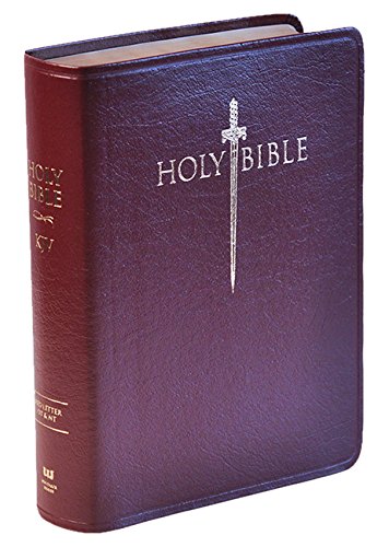 KJV Sword Study Bible/Giant Print-Burgundy Genuine Leather