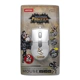 iBUFFALO 有線BlueLEDマウス モンスターハンターフロンティアオンライン動作認定モデル Mサイズ ホワイト BSMBU04MWH
