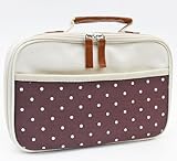 ソーイングセット ドットブラウン裁ちばさみ右利き用