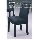 Black Parson Chairs 4 NEW in BOX Deluxe by Coaster