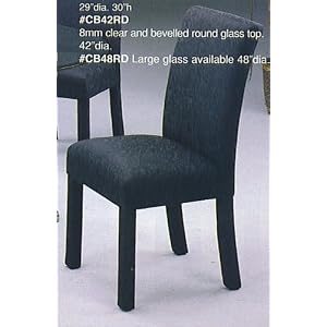 Black Parson Chairs 4 in BOX Deluxe by Coaster