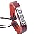 Rocki Punky Genuine Leather Silence Identifacation Adjustable Length Wrap Bracelet