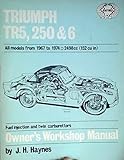 Triumph TR5, 250, 6 owner's workshop manual