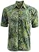 Johari West Grape Vine Tropical Hawaiian Cotton Batik Shirt
