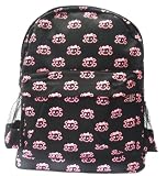 Pink Ribbon Skull School Backpack PUNK GOTH