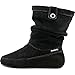BEARPAW Women's Travel Suede, Sheepskin Snow Boot