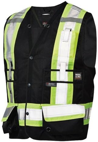 Safety mens Hi Vis Surveyor Vest