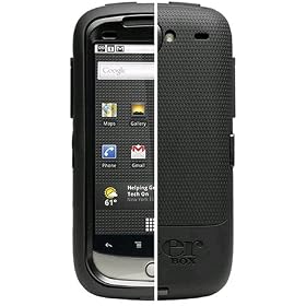 OtterBox Defender Case - �tui Pour t�l�phone intelligent - silicone, polycarbonate - noir - Nexus One