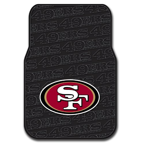 San Francisco 49ers NFL Car Front Floor Mats (2 Front) (17x25