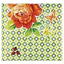C.R. Gibson 7-Inch Raymond Waites Slim Compact Journal Album, Passion Garden