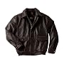 Vintage Look Leather Aviator Jacket