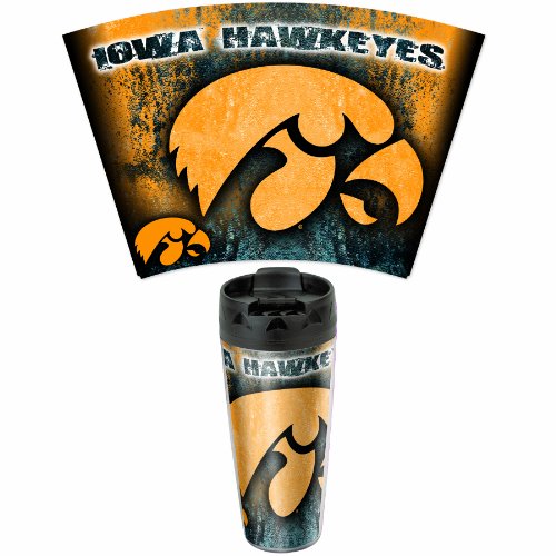 NCAA Iowa Hawkeyes 16-Ounce Travel Mug