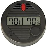 Quality Importers HygroSet II Round Digital Hygrometer for Humidors