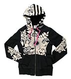 Roxy Roasted Women's Hooded Zip Sweatshirt - Black