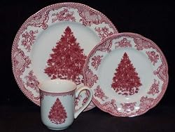 Johnson Brothers Old Britain Castles 12-Piece Holiday Dinnerware Set, Service for 4