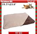 31.5" Pet Dog Cat Bed Pet Mat Warm with Zipper Comfortable
