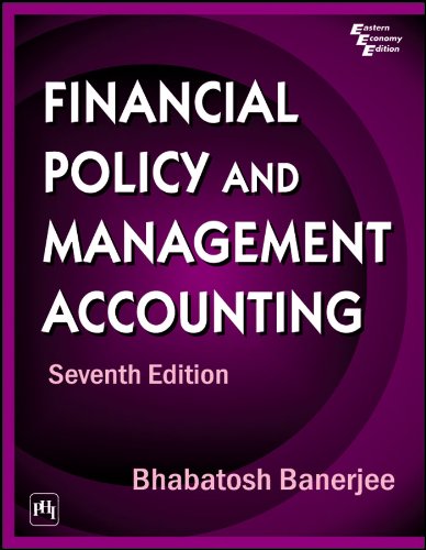 Financial Policy and Management Accounting, 8th ed.